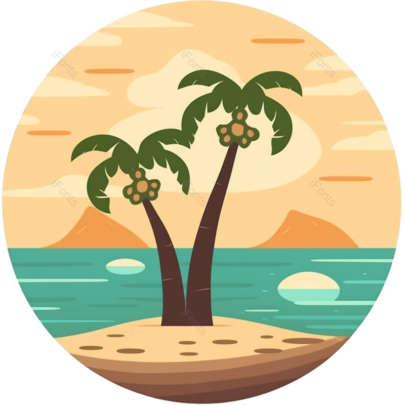 图标图片,挂件元素,夏天PNG,海洋免抠素材